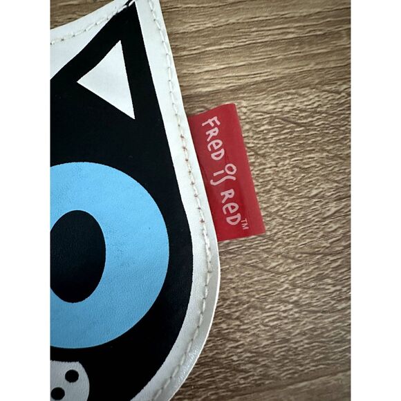 Vintage Y2k Rare Fred Is Red Bad Kitty Black Cat Coin Purse Keychain Keyring - Picture 5 of 6